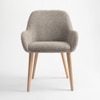Ashford Solid Wood Dining Chair in Khaki Colour