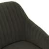 Rochelle Lounge Chair in Deep Olive Velvet Colour