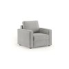 Apollo Compact Sofa Set (Colour : Vapour Grey, Cushion : Hard, Back Type : Regular, Seater : 3+2+1)
