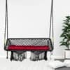 Swingzy Premium Large Double Seater Swing Chair with Cushion Black