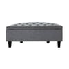 Replon 2 Ottoman with Storage Color in Grey