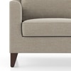 Abbey Sofa (Colour : Oyster Beige, Cushion : Soft, Seating Capacity : 2 Seater)
