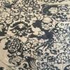 Orion White & Blue Floral Cotton Bedding Set Super King 275 X 275 Cms Bed Sheet 2 Pillow Covers Dohar 240 X 220 Cms Threads