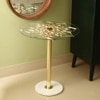 De Metal Side Table in Gold Colour