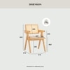 Scandinavian Kairi Dining Chair Black Matte Finish