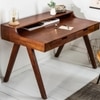 Virello Solid Wood  Desk In Honey Oak Finish