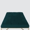 Ema Ottoman in Peacock Green Colour