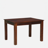 Aura Solid Wood 4 Seater Dining Set With 4 Chairs In Honey Finish