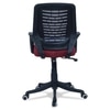 Diicea Mid Back Ergonomic Chair in Maroon Colour
