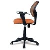 Jaazza Low Back Ergonomic Chair in Orange Colour