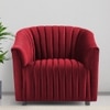 Camro Fabric Sofa (Maroon)