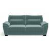 Adelaide Luxe 3 Seater Fabric Sofa in Dusty Turquoise Velvet Colour