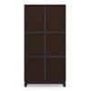Magellan Solid Wood 2 Door Wardrobe in Mahogany Finish