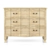 Helena Solid Wood Chest of 3 Drawers in White Finish