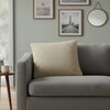 Jewel Stole  And Gold Knitted Cushion Cover  16X16 Inches