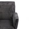 Ripple Fabric Dining Chair in Green Colour