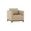 Florence Luxe 1 Seater Fabric Sofa in Sandshell Beige Colour