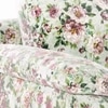 Esquel Luxe 1 Seater Fabric Sofa in Clara Velvet Colour