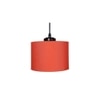 Finnegan Orange Fabric Cluster Hanging Light