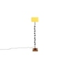Edythe Yellow Cotton Shade Floor Lamp