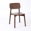 Emiko Solid Wood Dining Table with Six Chairs in Brown Colour