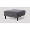 Munich Ottoman Color in Dark Grey