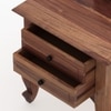 Cole Solid Wood Night Stand in Urban Teak Finish