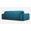 Parega 3 Pull Out Sofa Cum Bed In Blue Colour