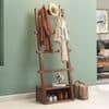 Alfred Coat Rack in Teak Finish