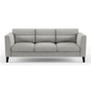Lewis 3 Seater Fabric Sofa in Vapour Grey Colour
