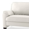 Farina 2 Seater Half Leather Sofa in White Colour