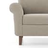 Oxford 1 Seater Fabric Sofa In Oyster Beige Colour