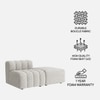 Chiccomfort Wood 2 Seater With Upholstery Non Storage Sofa In Beige Colour