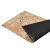Multicolor Floral Machine Made Polyester 2 X 5 Feet Carpet