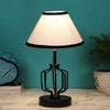 Haisley Multicolor cotton Table lamp with Iron Base