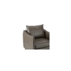 Lucas Solid Wood Accent Chair in Grey Colour