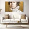 The Castle Decor Woman Abstract Wall Painting Wooden Framed Digital Painting 27x48 Inch (Style 7)