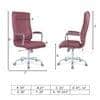 Leanoxa High Back Executive Chair in Maroon Colour