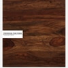 Sheesham Wood Coffee Table Set in Provincial Teak Finish With Cushioned Stools
