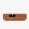 Nira Solid Wood TV Unit in Brown Colour