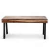 Mayfield Sheesham Wood Coffee Table In Natural Rosewood (Semi Gloss)