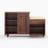 Asher Shoe Rack Of 20 Pairs In Provincial Teak Color