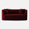 Baiwang Fabric Sofa (Maroon)