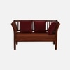 Urdhan 2 Seater Sofa in Honey Finish