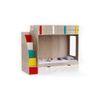 Pinwheels Bunk Bed with Storage in Oak Colour BKBB040