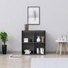 Hexa Engineered Wood Bookshelf Multipurpose Storage Rack in Giant Wood and Frosty White Colour