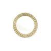 Gleaming Stainless Steel Wall Mirror Gold colour