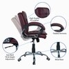 Veaoilaa Mid Back Executive Chair in Maroon Colour