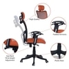 Jeaorda High Back Ergonomic Chair in Orange Colour