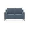 Abbey Sofa (Colour : Ocean Weave, Cushion : Hard, Seating Capacity : 2 Seater)